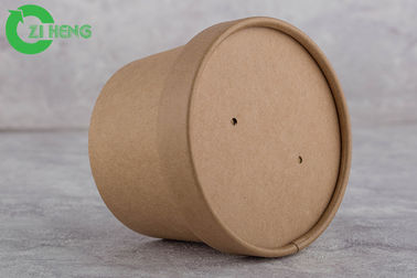Copos do papel de embalagem da bebida/petisco 350 Ml de anti água com tampa de papel Eco amigável