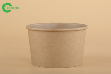100% alimentos recicláveis do papel de Brown rolam logotipo feito sob encomenda armazenado 8 onças impressos