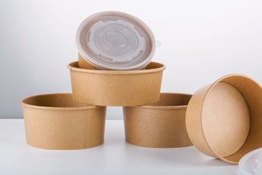100% costumes recicláveis levam embora a amostra grátis descartável de papel das bacias de sopa